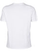 T-Shirt mit Rundhalsausschnitt und Strasssteinen, Bright White, Packshot image number 1