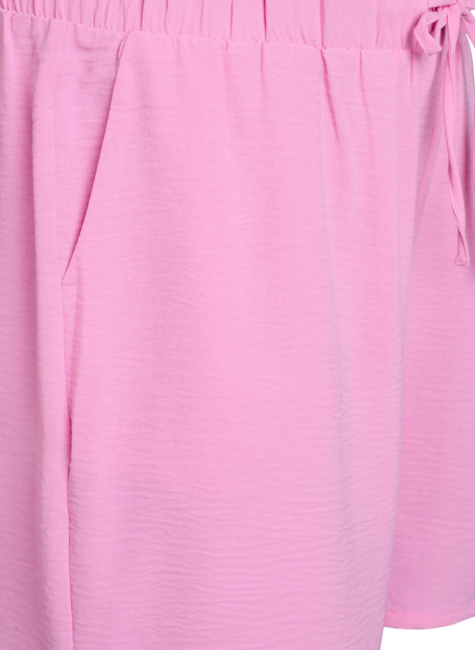 ZizziKurze Hose mit Taschen und elastischem Bund, Pink, Packshot image number 2