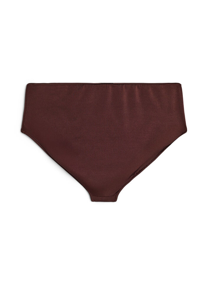 Wende-Bikinihose mit normaler Taillenh&ouml;he, Braun, Packshot image number 1