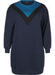 Langes Sweatshirt mit Farbblock, Navy B. Color Block, Packshot image number 0