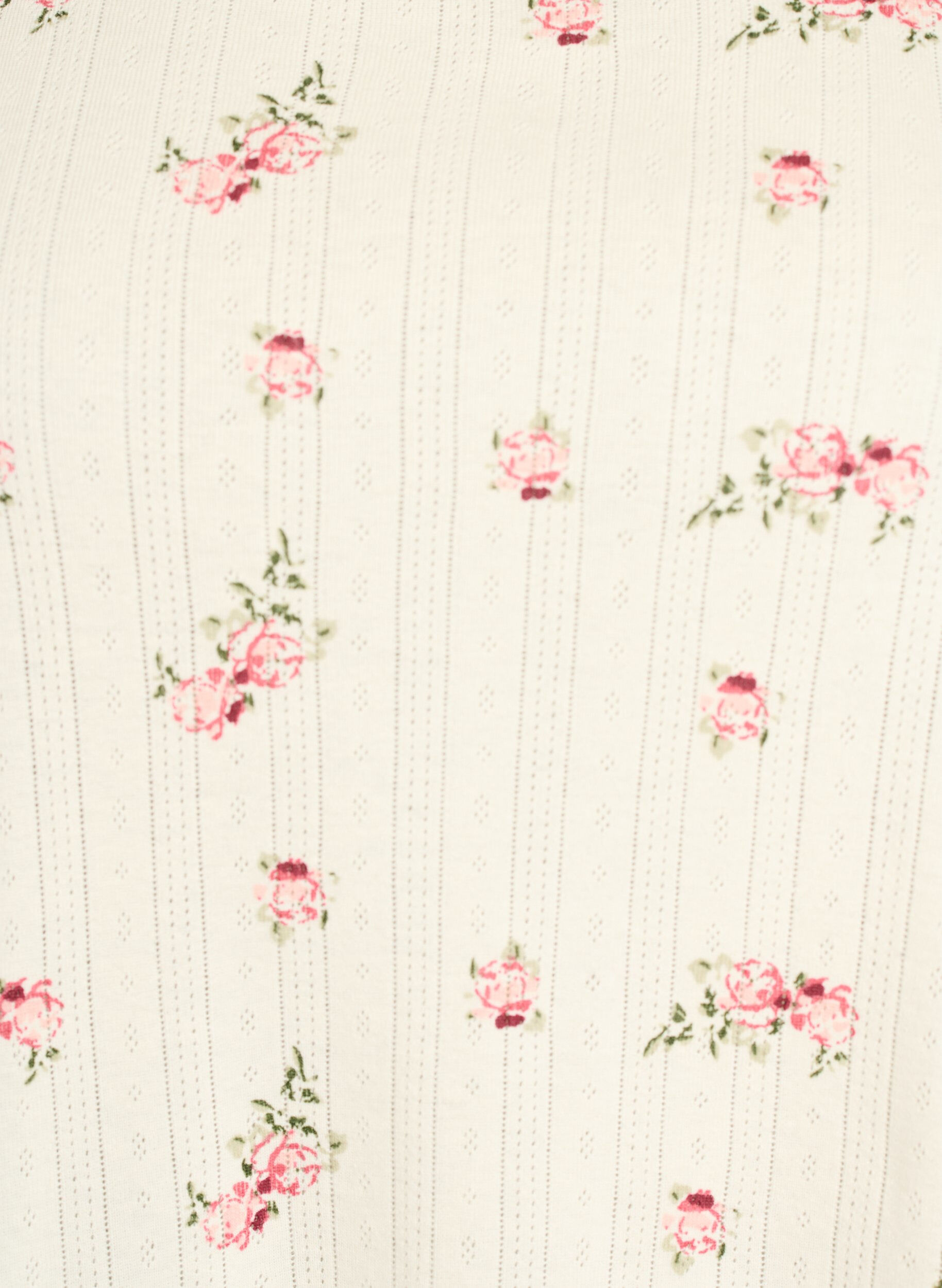 ZizziBio-Baumwoll-Pyjamaoberteil mit Fl&uuml;gel&auml;rmeln, Vanille, Packshot image number 2