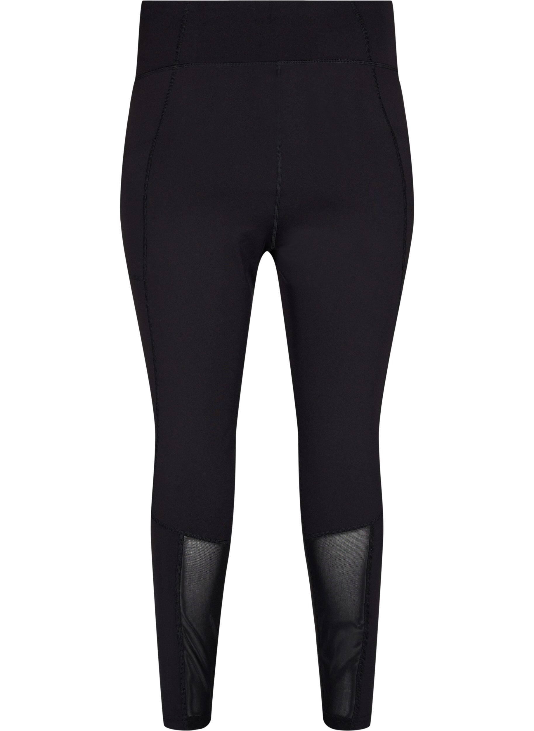 ZizziCORE, POCKET TIGHTS - Trainingstights mit Mesh, Black, Packshot image number 1
