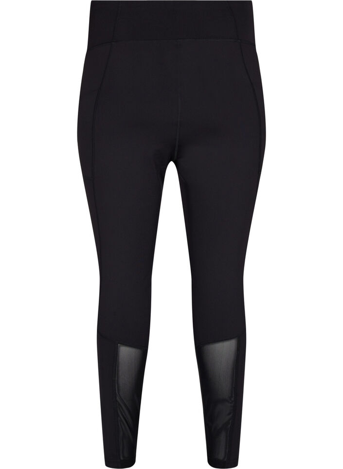 CORE, POCKET TIGHTS - Trainingstights mit Mesh, Black, Packshot image number 1