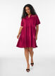 Jerseykleid mit Spitzendetails und mehrlagigem Rock, Rot, Model image number 1