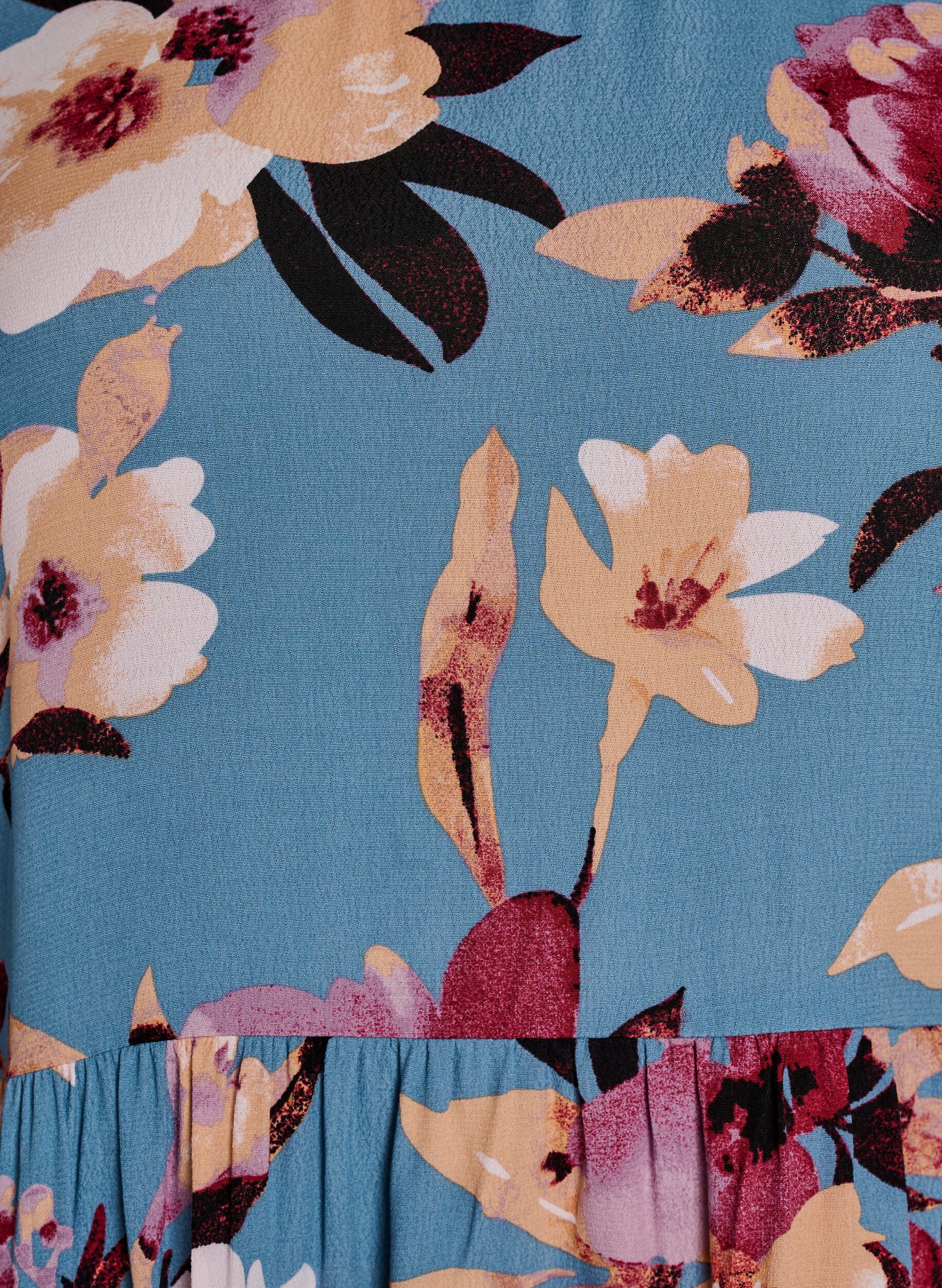 ZizziLang&auml;rmelige Tunika mit Teilungsnaht, Blau, Packshot image number 2