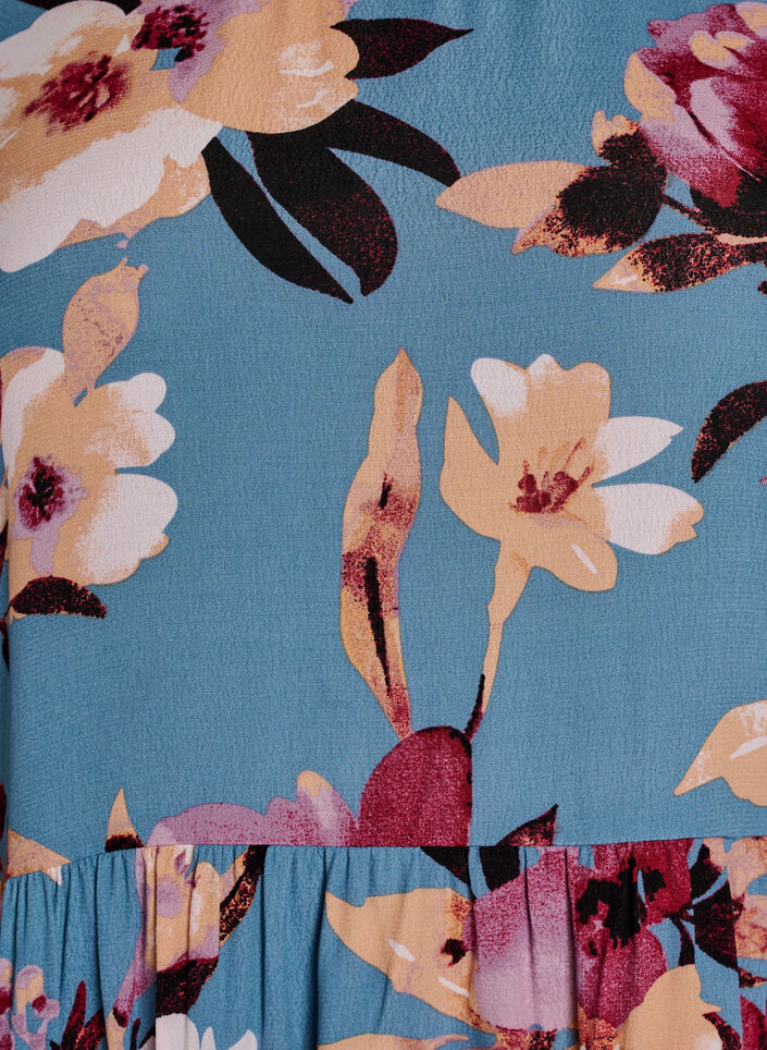 Lang&auml;rmelige Tunika mit Teilungsnaht, Blau, Packshot image number 2