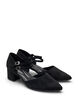 Pumps mit doppelten Riemen, Schwarz, Packshot image number 1