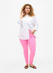 Super Slim Fit Amy Jeans mit hoher Taille, Rosebloom, Model image number 3