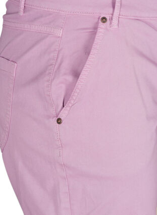 Regular Fit Shorts aus Baumwolle, Lavender Mist, Packshot image number 2