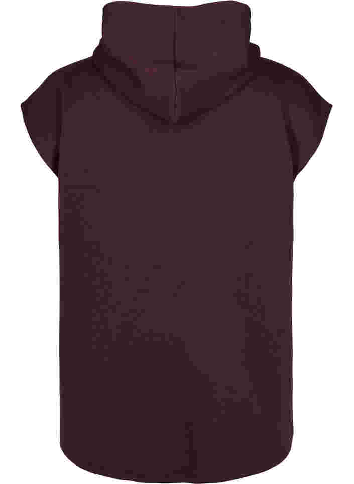Kurzärmeliges Sweatshirt mit Kapuze, Brown Red Ass, Packshot image number 1