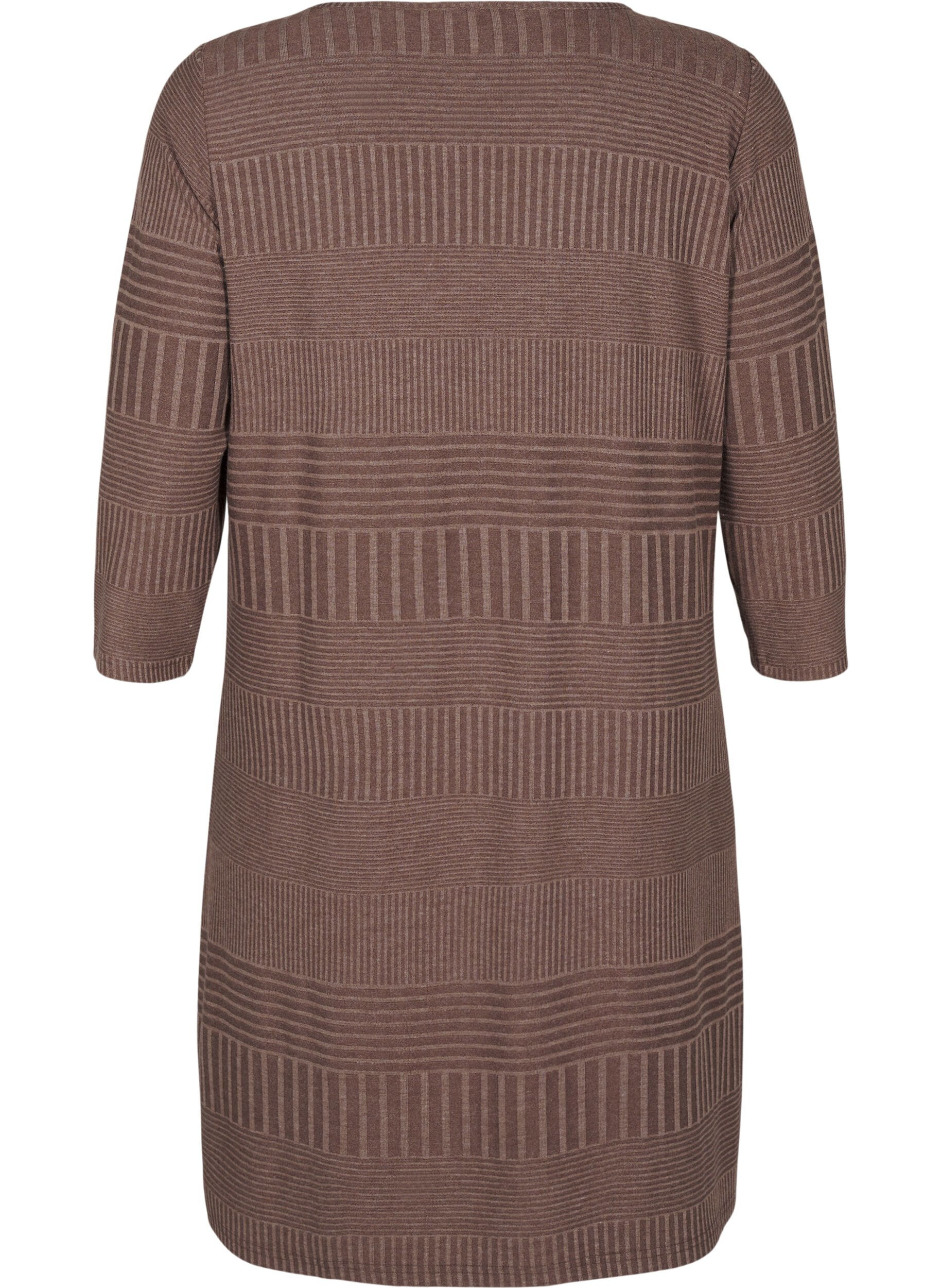 ZizziKleid mit 3/4-&Auml;rmeln und Streifenmuster, Ch. Martini Mel., Packshot image number 1