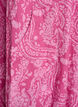 Kurz&auml;rmliges Baumwollkleid mit Aufdruck, Pink, Packshot image number 3