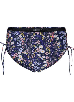 Gedruckte Bikini-Unterteile mit einer hohen Taille, Ditsy Flower, Packshot image number 0