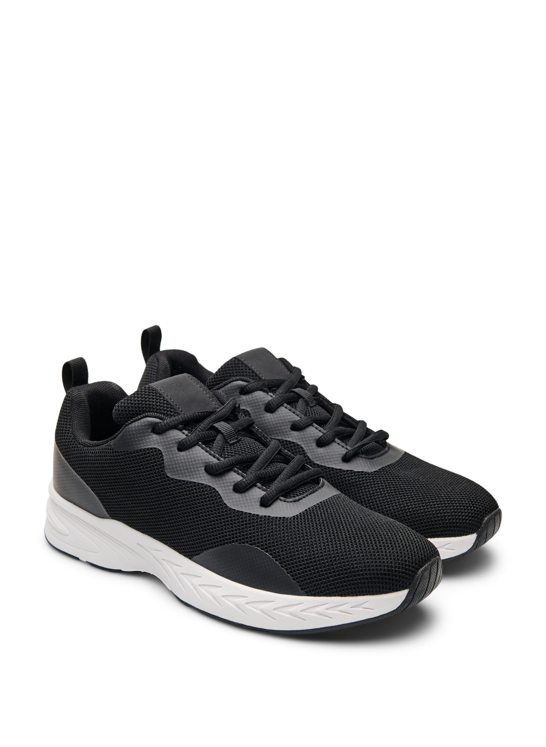 ZizziExtra-Weite - Mesh-Sneakers, Schwarz, Packshot image number 1