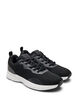 Extra-Weite - Mesh-Sneakers, Schwarz, Packshot image number 1