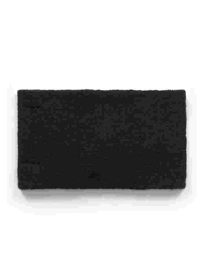 Gestricktes Stirnband, Black, Packshot image number 1