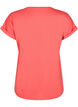Kurz&auml;rmliges T-Shirt aus einer Baumwollmischung, Rot, Packshot image number 1