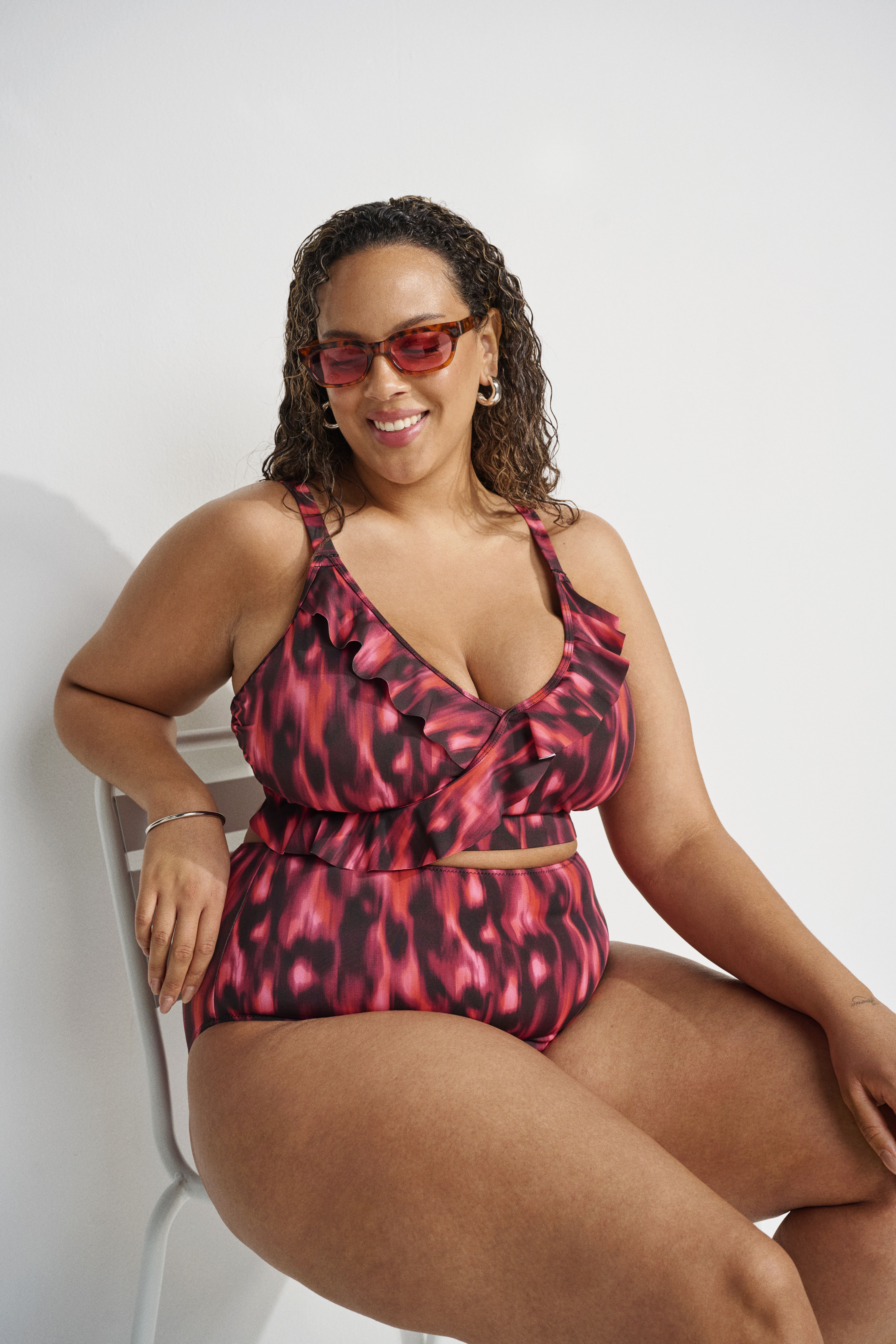 Bikini mit R&uuml;schen, , Model