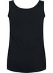 Einfarbiges basic Top aus Baumwolle, Schwarz, Packshot image number 1