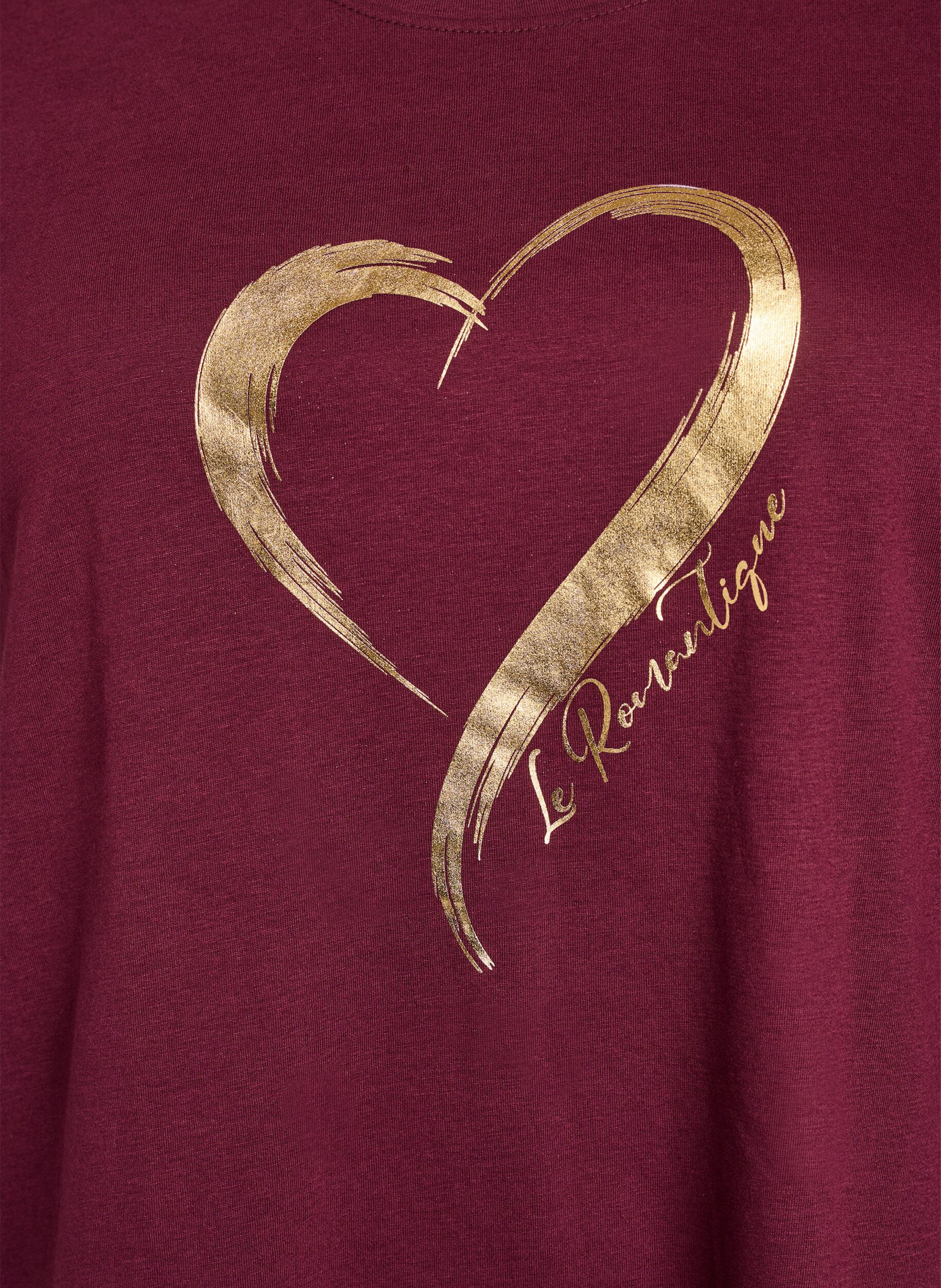 ZizziFLASH - T-Shirt mit Print, Rot, Packshot image number 2