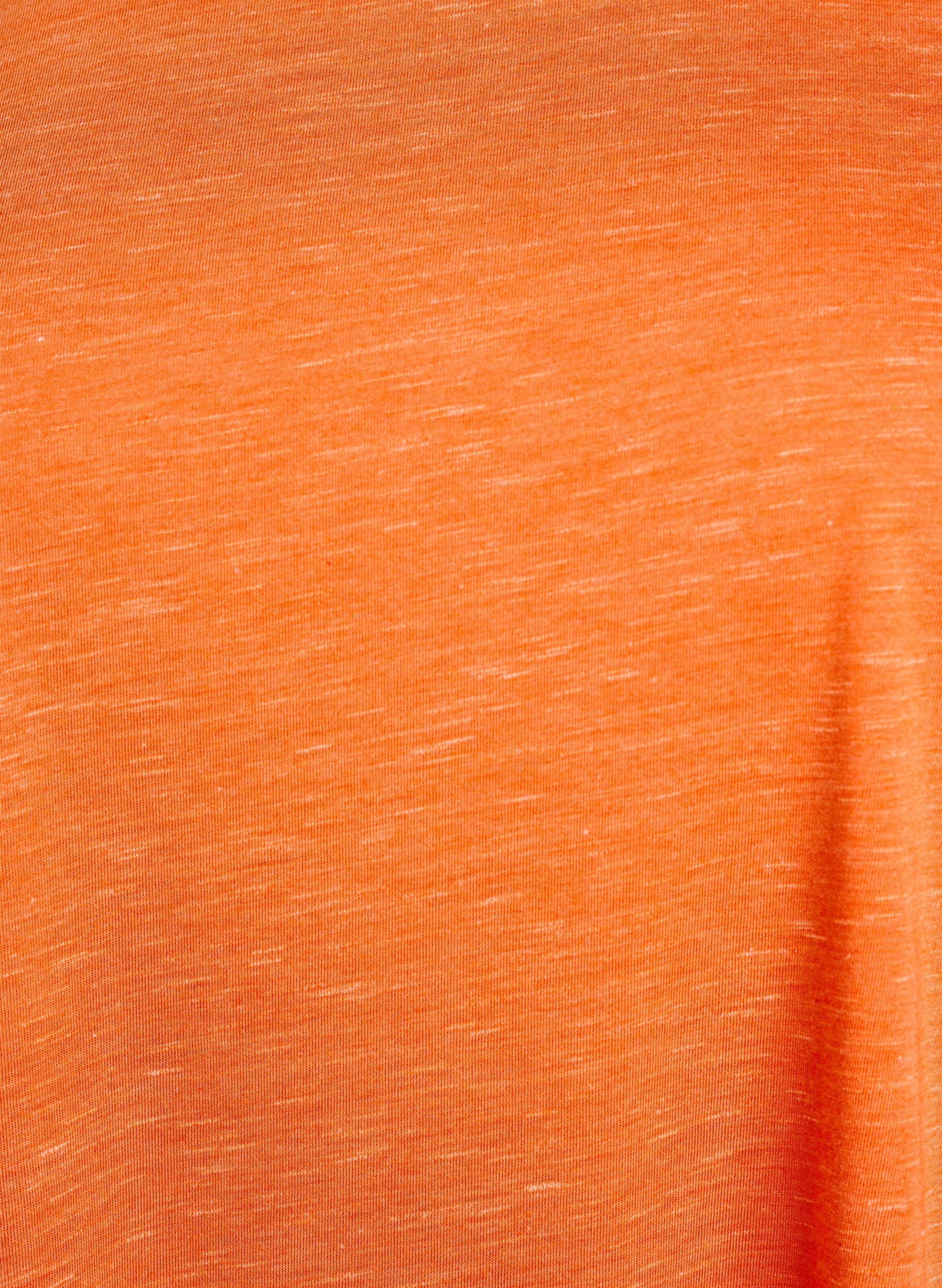 ZizziLockeres Trainingstop mit kurzen &Auml;rmeln, Orange, Packshot image number 2
