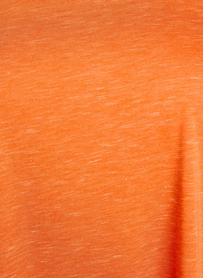 Lockeres Trainingstop mit kurzen &Auml;rmeln, Orange, Packshot image number 2