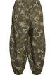 Ballonhose mit hoher Taille und Allover-Muster, Gr&uuml;n, Packshot image number 1