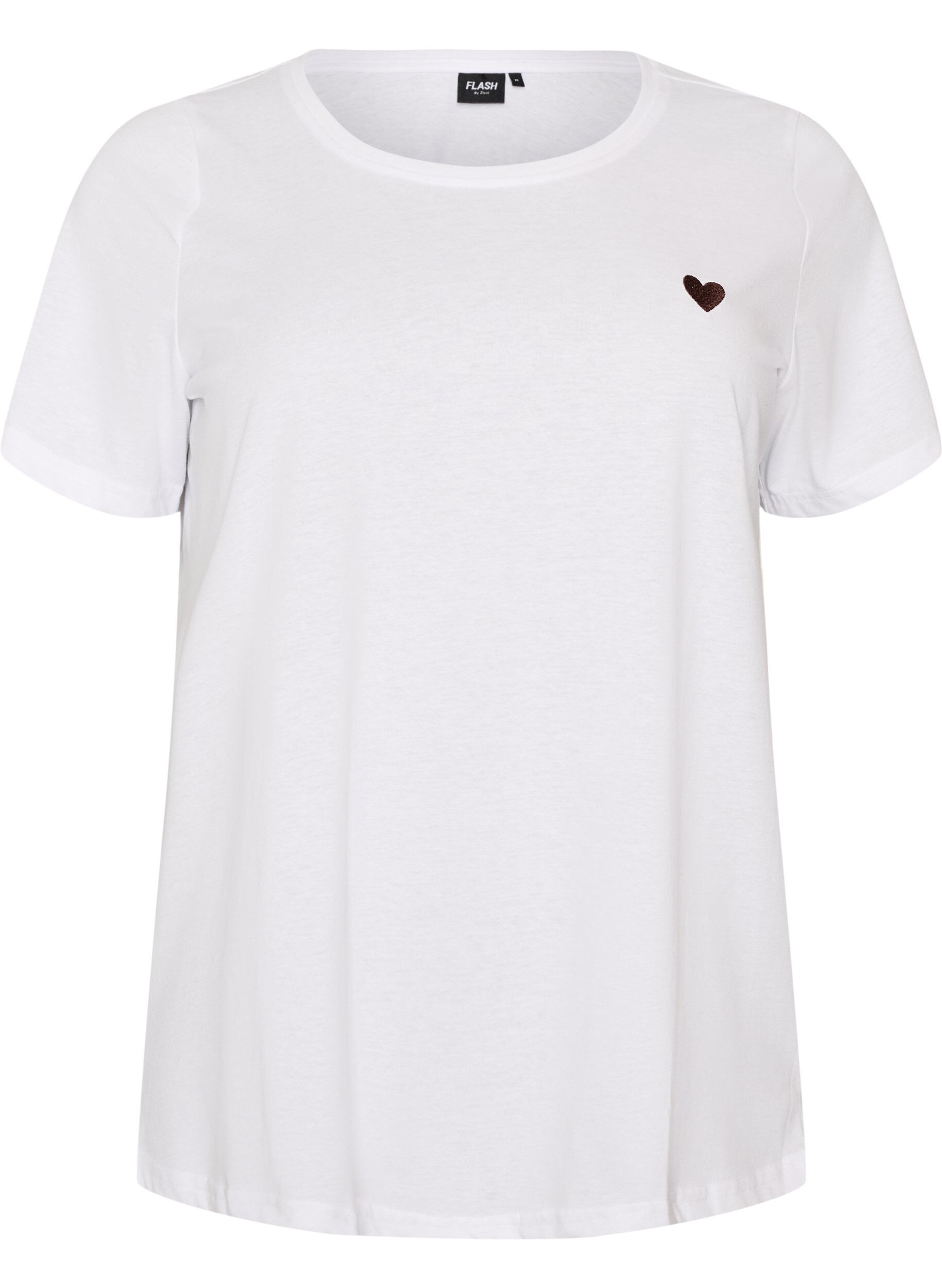 ZizziT-Shirt mit Print, Wei&szlig;, Packshot image number 0