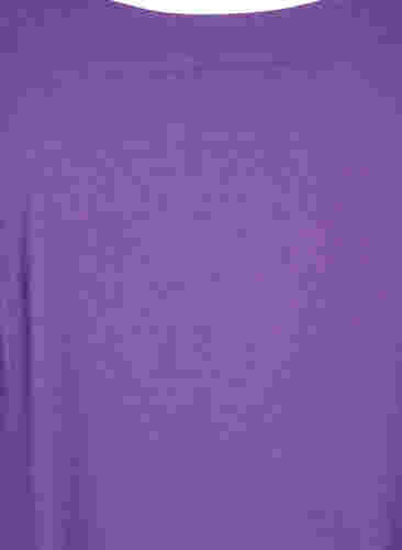 Kurzarm Kleid aus Baumwolle, Deep Lavender, Packshot image number 2
