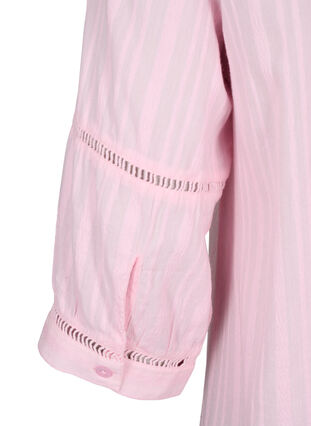 Kleid aus Baumwoll-Viskose-Mix mit 3/4-Ärmeln, Almond Blossom, Packshot image number 3