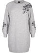 Strickkleid mit Deko, Light Grey Melange, Packshot image number 0