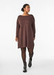 Strickkleid aus Baumwoll-Viskose-Mischung, Braun, Model image number 1