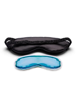 Schlafmaske mit Geleinlagen, Black, Packshot image number 3