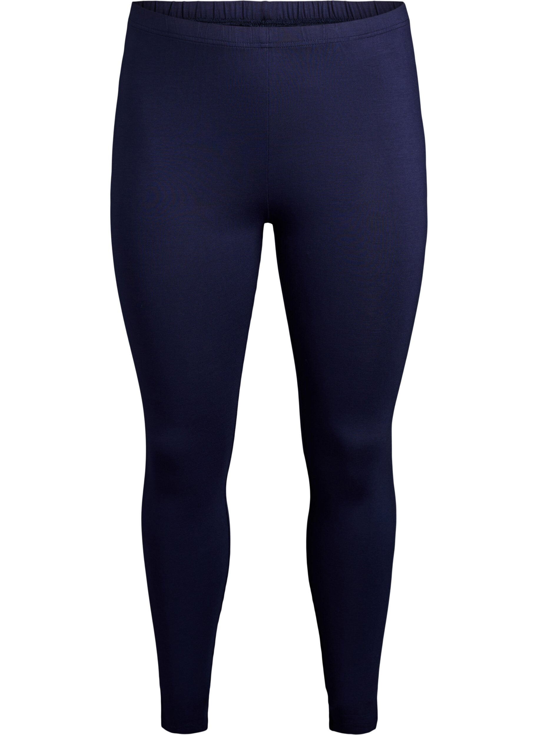 ZizziBasic-Leggings mit extra L&auml;nge, Blau, Packshot image number 0