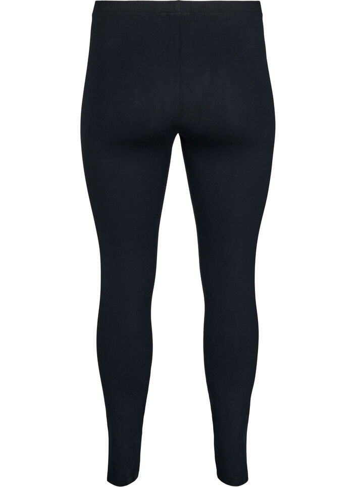 Basic Leggings mit extra L&auml;nge, Schwarz, Packshot image number 1
