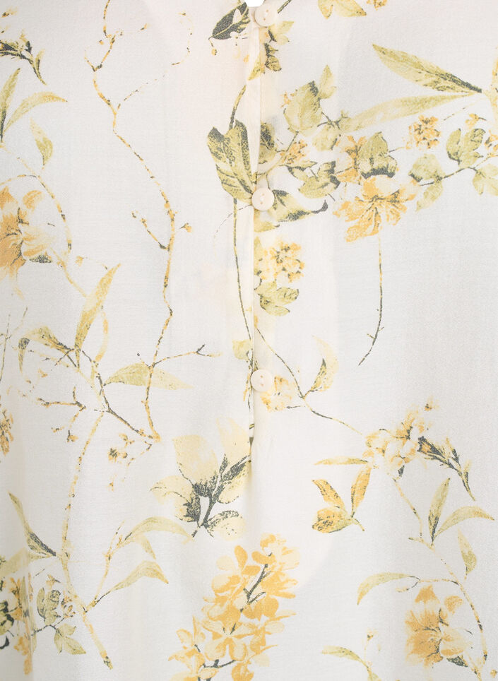 A-linien Tunika mit kurzen Ärmeln, Gelb, Packshot image number 2