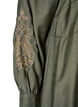 Kleid aus Viskose mit Stickerei und Stufenvolants, Gr&uuml;n, Packshot image number 3
