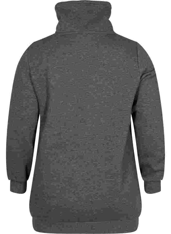 Schwangerschafts-Sweatshirt mit Stillfunktion, Dark Grey Melange, Packshot image number 1
