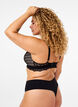 Bralette mit Spitze und weicher Polsterung, Schwarz, Model image number 2