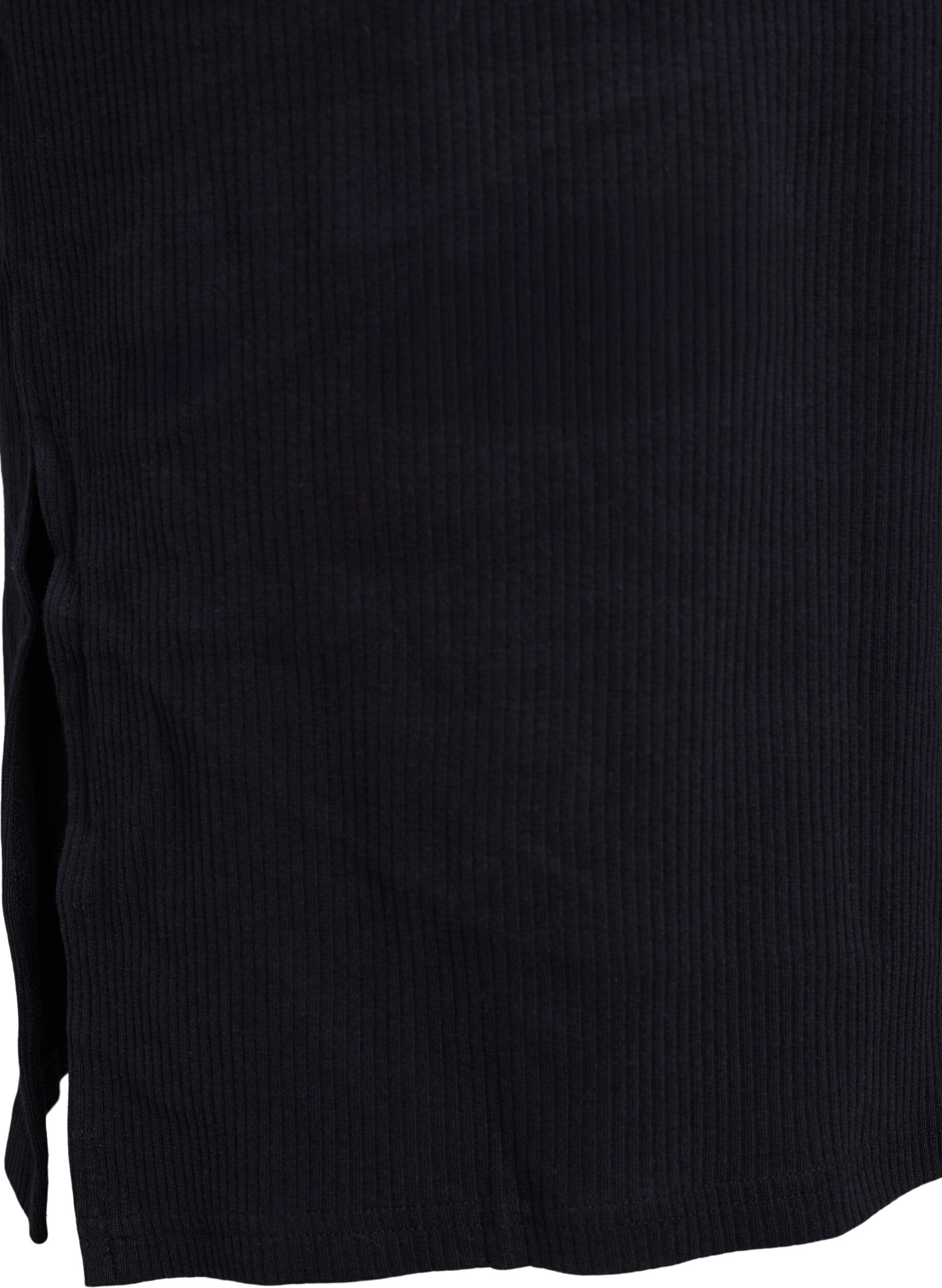 ZizziMaxikleid aus Jersey mit kurzen &Auml;rmeln, Schwarz, Packshot image number 3