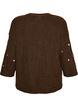 Strickbluse mit kleinen Stickmotiven, Braun, Packshot image number 1