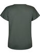 Lockeres Trainings-T-Shirt mit V-Ausschnitt, Gr&uuml;n, Packshot image number 1