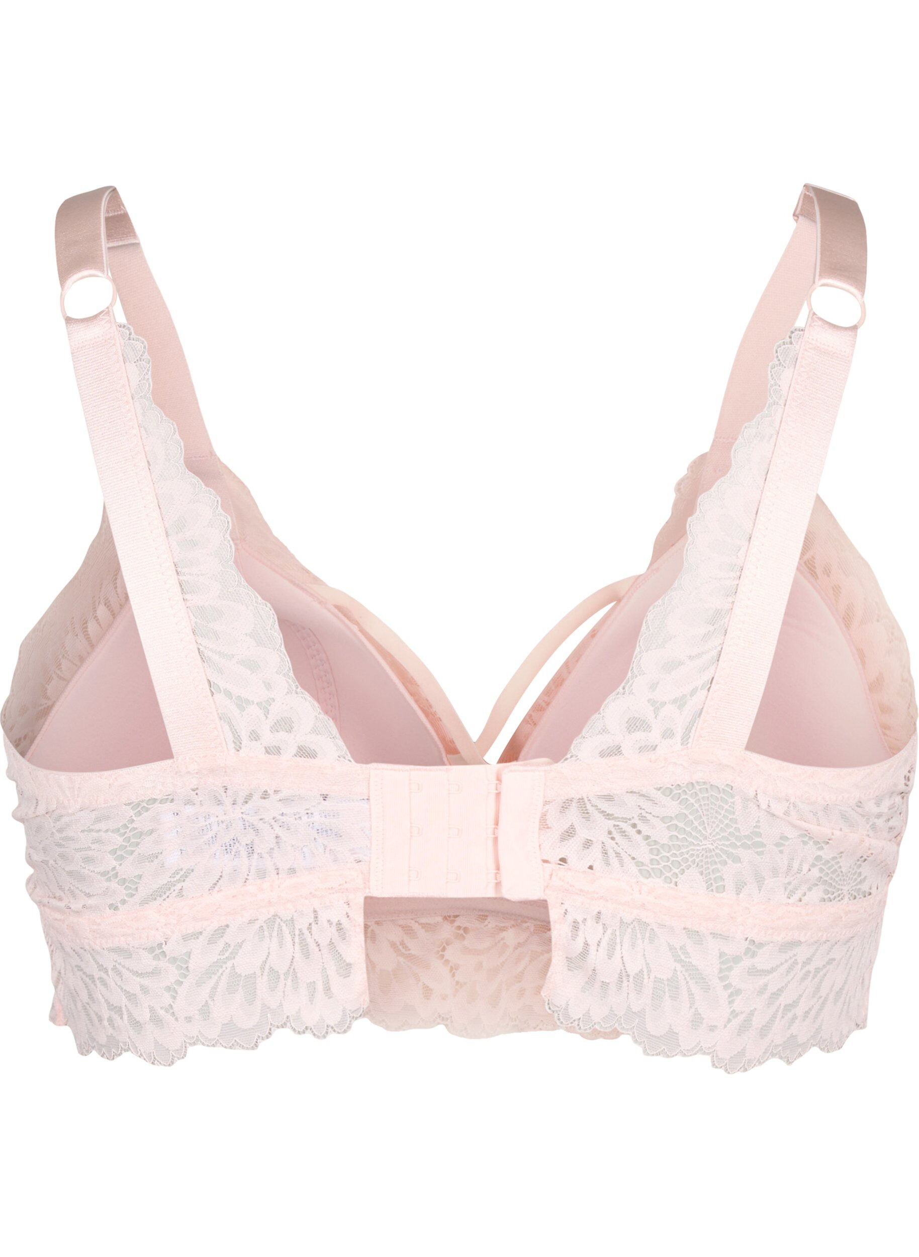 ZizziBralette mit String-Detail und weicher Polsterung, Peach Blush, Packshot image number 1