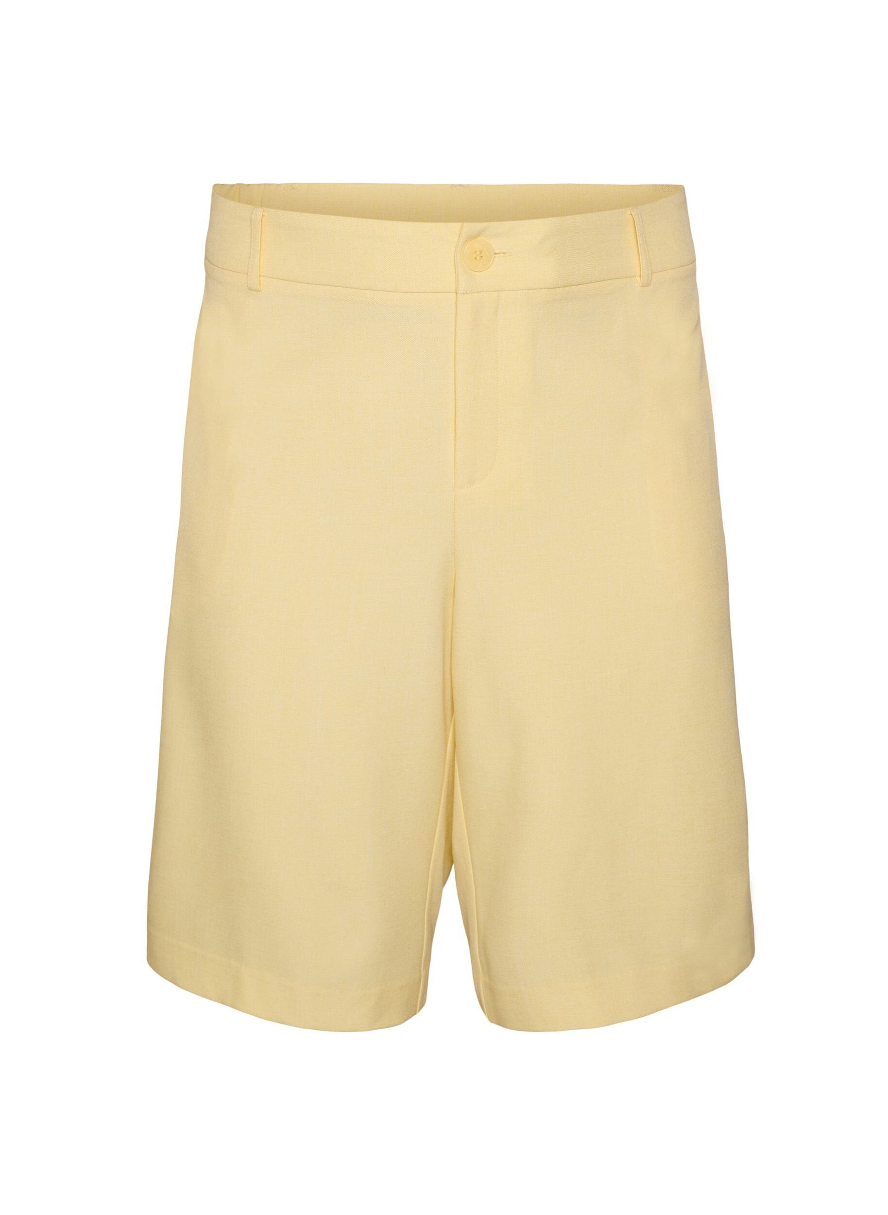 Lockere Bermudashorts mit hoher Taille