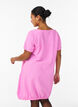Kurzarm Kleid aus Baumwolle, Pink, Model image number 2