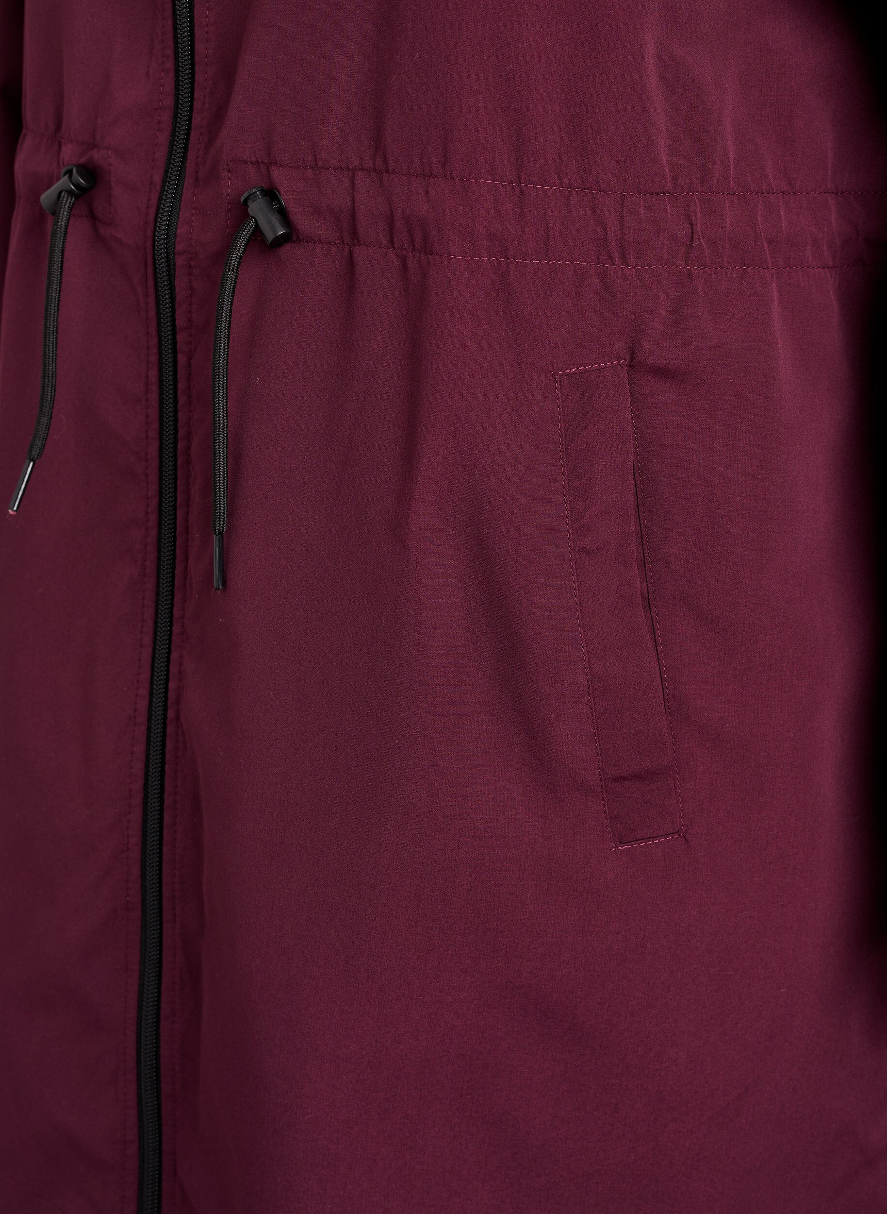 ZizziFLASH - Leichter Parka mit Kapuze, Rot, Packshot image number 3