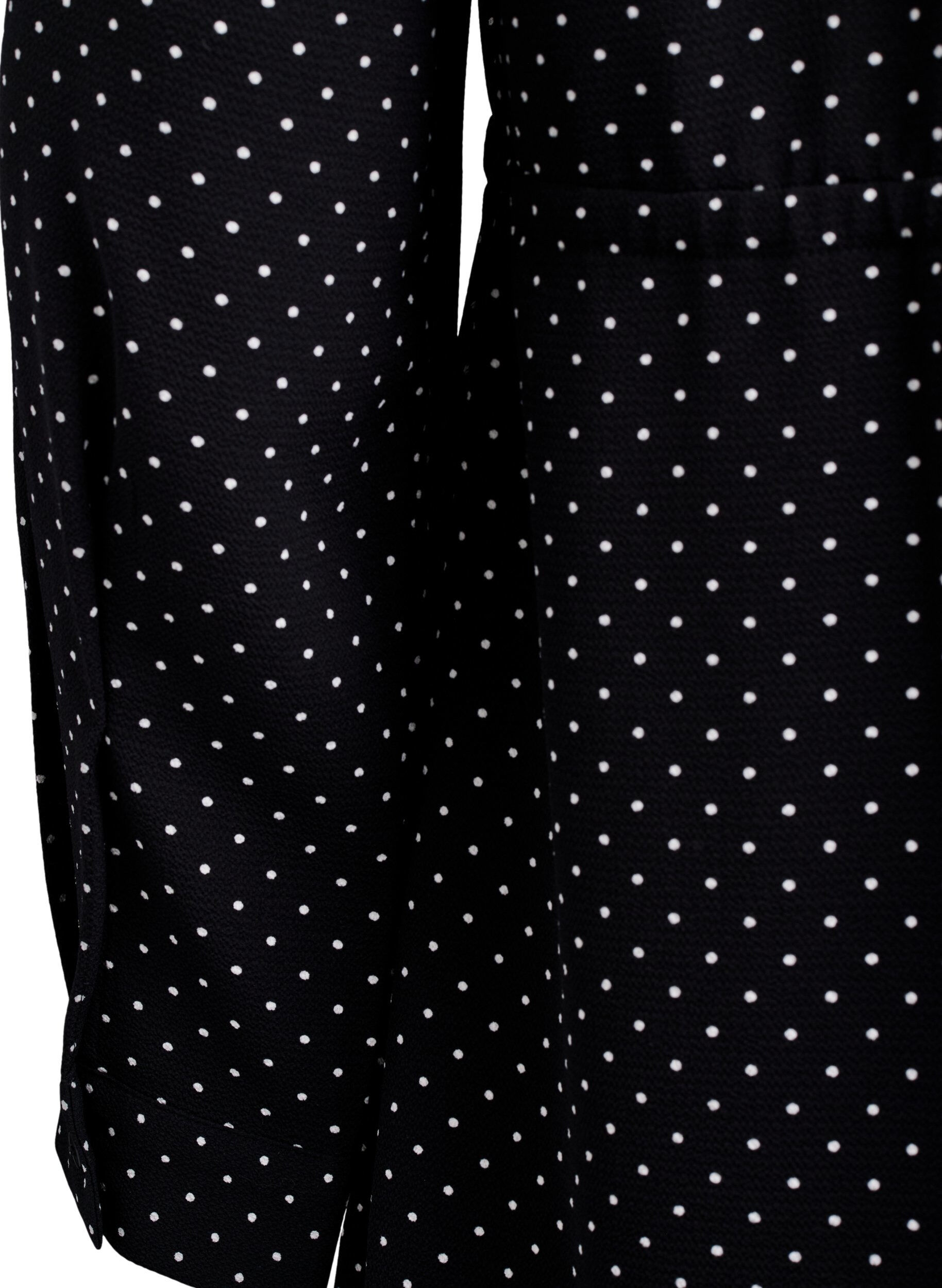 ZizziKnielanges Kleid mit Bindeg&uuml;rtel, Schwarz, Packshot image number 3