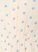 Bedrucktes Kleid aus Baumwolle mit Gummizug in der Taille, Beige, Packshot image number 2