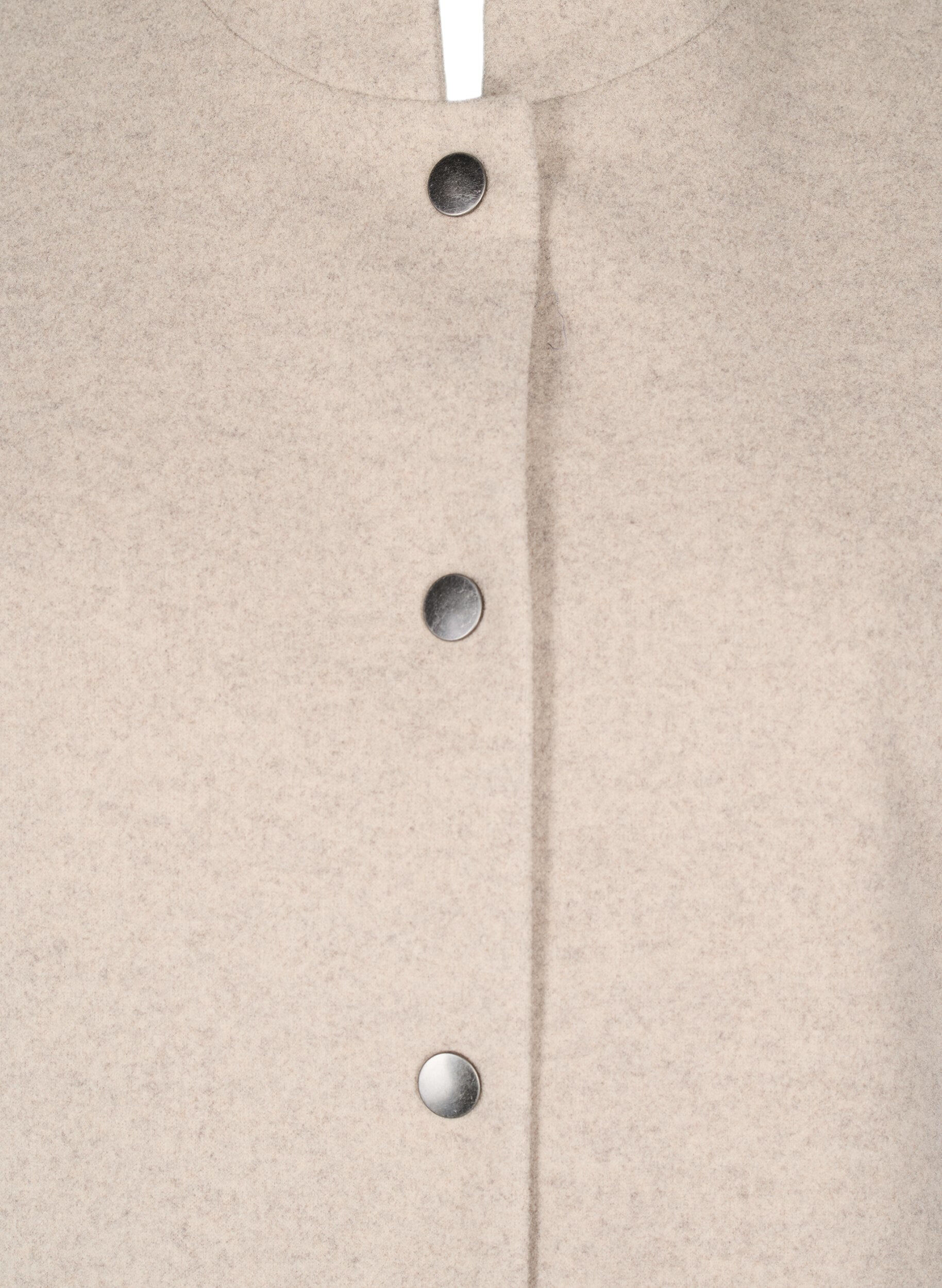 ZizziCape-Jacke in Wolloptik mit kurzen &Auml;rmeln, Simply Taupe Mel., Packshot image number 2