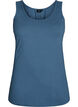 Einfarbiges Basic Top aus Baumwolle, Grau, Packshot image number 0